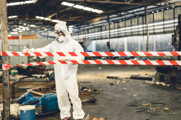 Professional Infectious Disease Decontamination technician working in Scotch Plains, NJ
